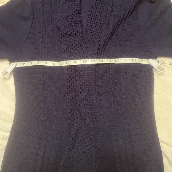 Architect Women's Deep Blue Open Cardigan - Picture 7 of 8